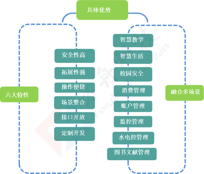 核心优势智慧校园水印